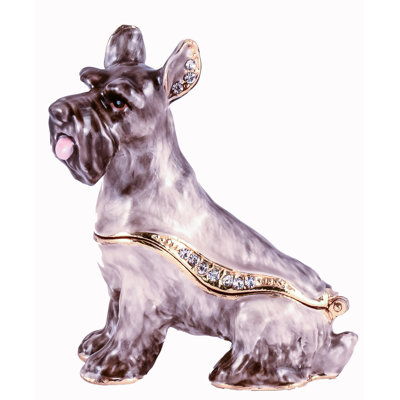 Schnauzer Metal Decorative Box