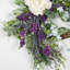 Couronne florale artificielle 28 po
