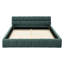 Superbe cadre de lit grand rembourré avec tissu chenille épais et fabrication robuste-623540850-623540851