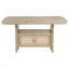 Ensemble de salle à manger à hauteur de comptoir 7 pièces Beige Oak