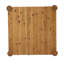 Table basse 31,5 "en bois massif avec pieds robustes pour le salon
