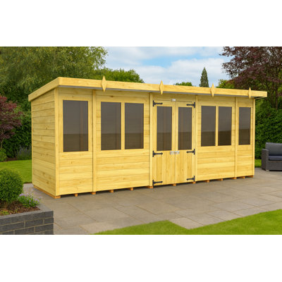 16ft x 4ft Pent Summer House