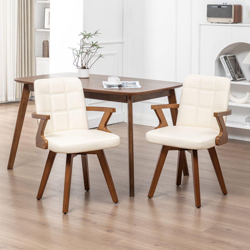 Ensemble de chaises de salle à manger Lorant, Beige