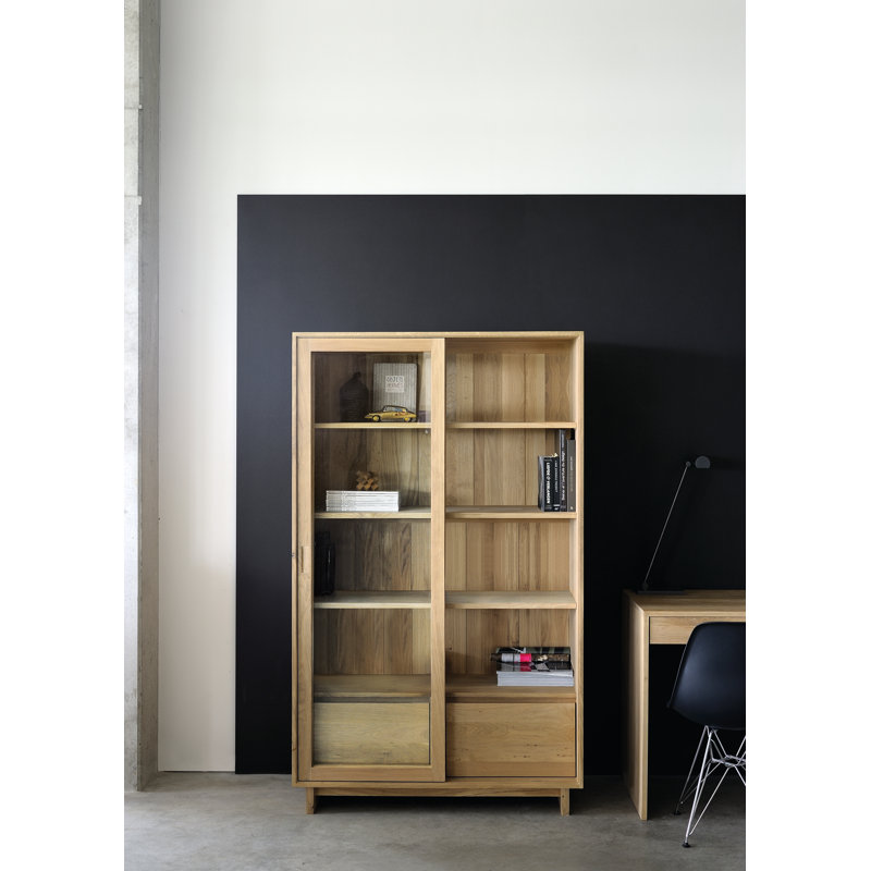 Wave Solid Wood China Cabinet