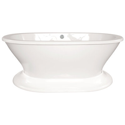 Sophia 70'' x 40'' Soaking Acrylic Bathtub