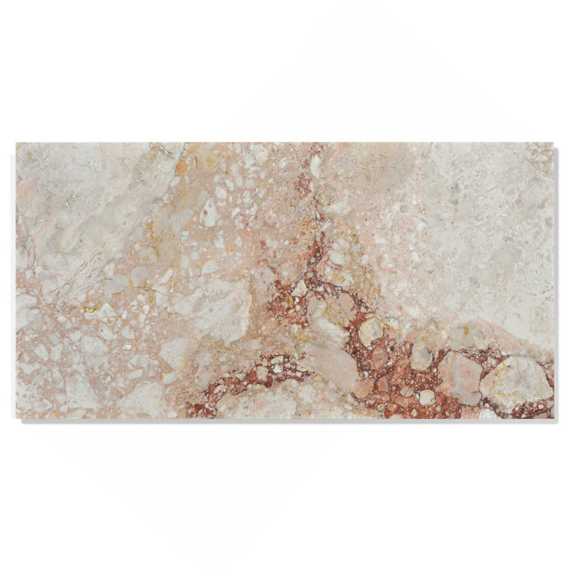 12x24 carreaux de marbre naturel poli, pierre naturelle, marbre véritable, marbre véritable, pour mur et plancher, 1 boîte de 4 pièces