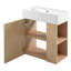 Meuble-lavabo 21,6 po avec lavabo en céramique-115583806