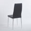 Ensemble de 4 chaises, pieds chromés-311201043