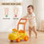 Giraffe Design Baby Push Walker with Activity Centre