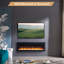DILTON FLAMEKO Black Electric TV Stand-1271878428