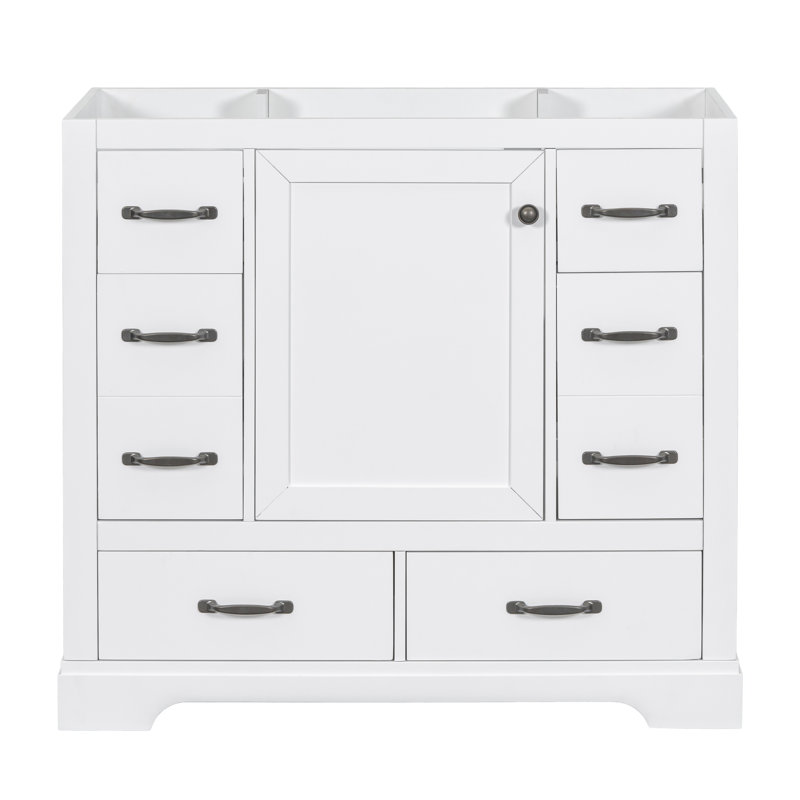35.5'' Single Bathroom Vanity Base Only, White