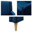 Chaise rembourrée bleue avec mousse - Design simple, look contemporain-118039810