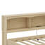 Lit de jour simple avec armoires de rangement, lit gigogne et ports USB-191277671