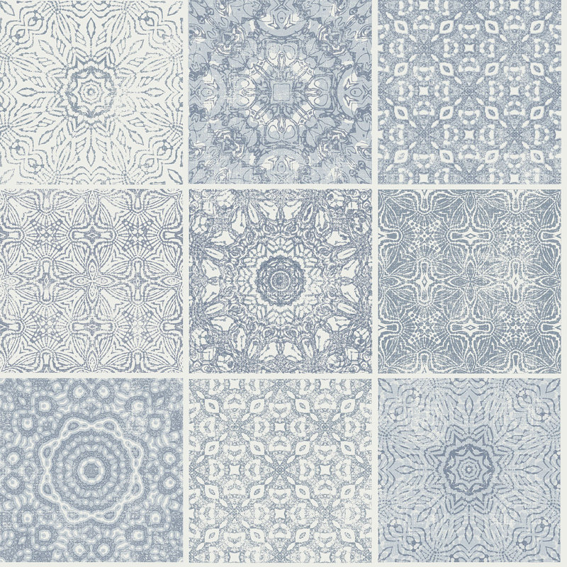 10.05m x 53cm Matte Wallpaper Roll, Blue