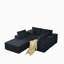 4 places avec repose-pieds et 2 coussins-532360718