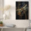 Art mural sur toile Golden Dragonfly-1347356663