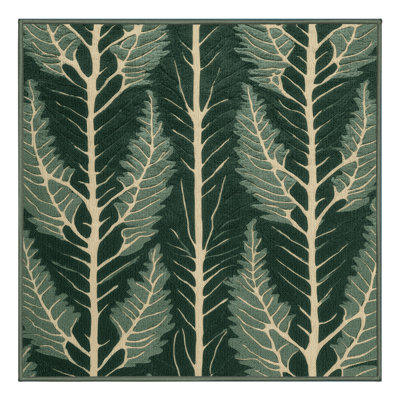 Washable Sea Kale Vegetables Area Rug