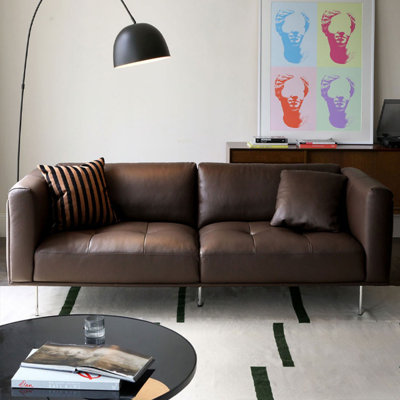 Genuine Leather Standard Sofa cushion couch