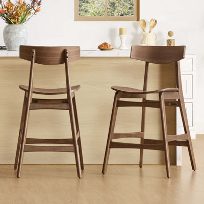 Tabouret de comptoir en bois massif