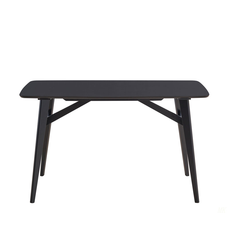 Eliora Black Finish Dining Table, Black, 30.05"H x 70.95"L x 34.95"W