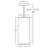 Luminaire suspendu cylindrique à 1 lumière Elena-26116481
