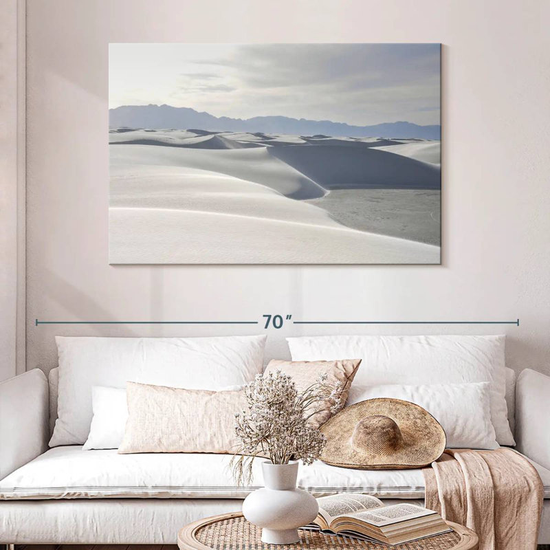 Alvord White Sands, Nouveau-Mexique, H 32 po x l 48 po