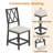 5-Piece 35.4" Round Extendable Dining Table Set-1467833793-1467833798-1467833799