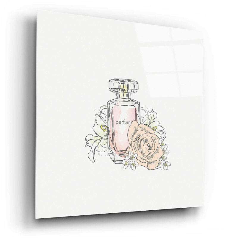 Parfum VII - peinture sans cadre, H 12 po x l 12 po x P 0,13 po