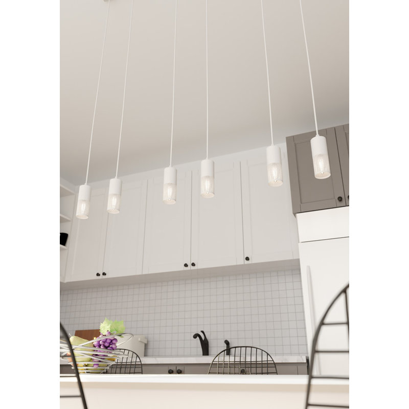 Avishay 6 - Light Pendant, White