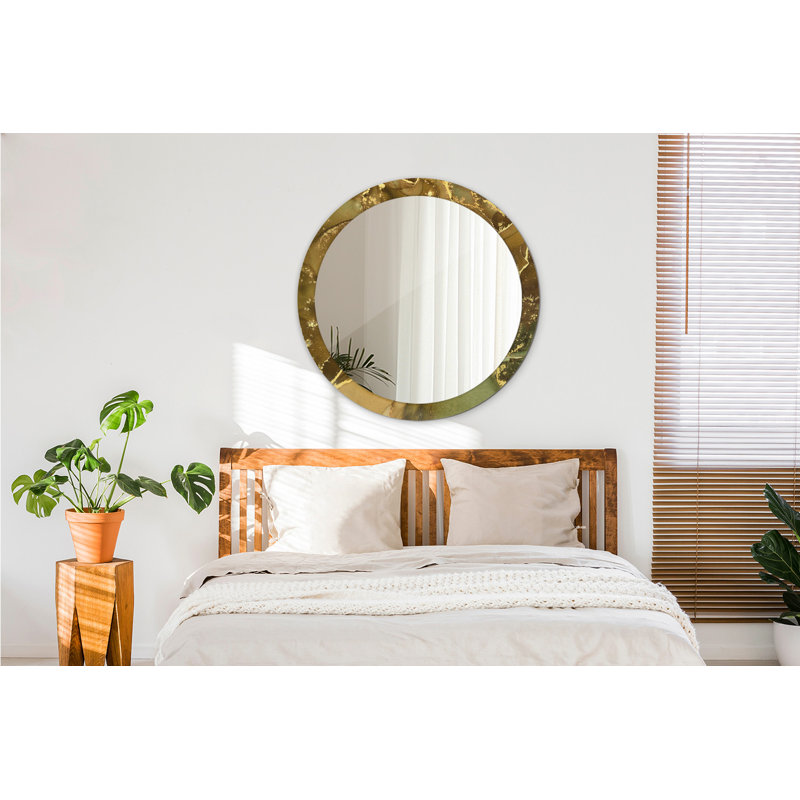 Huldar Glass Flat Wall Mirror