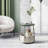 Vyvy Small Bedside Table with Fabric Basket-1170573864