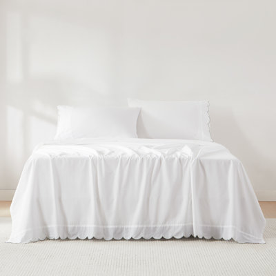 Ensemble de draps en coton 4 pièces Coastal Chic