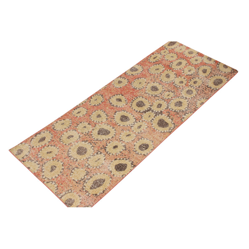 Distressed Homage Wool Geometric Area Rug, Runner 3' x 8'
