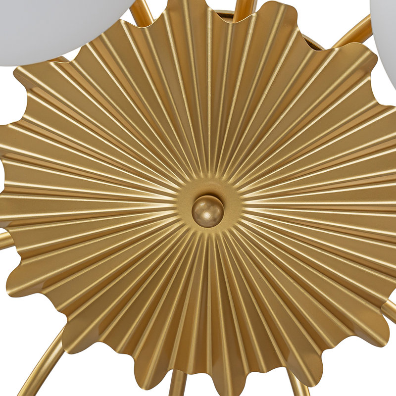 Lustre sphérique Spoutnik en verre 12 lumières Carren 