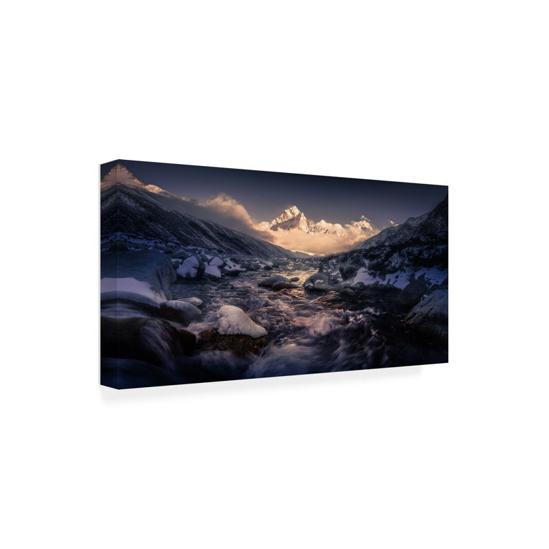 Art sur toile «bol Qiye Ama Dablam», H 10 po x l 19 po
