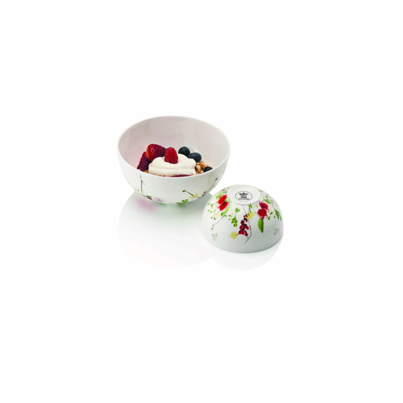 Brillance Fleurs Sauvages Bone China Rice Bowl