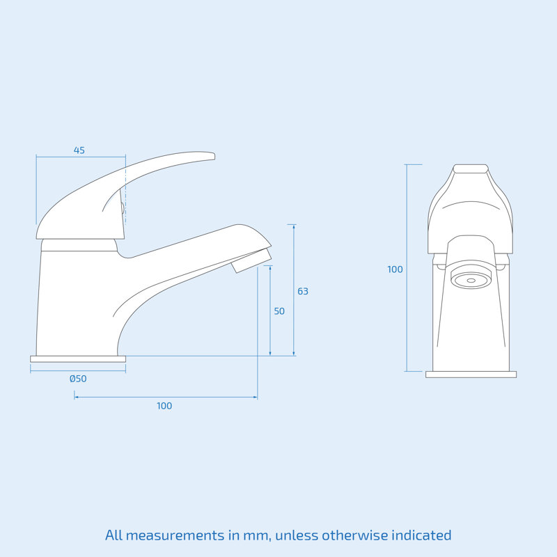 Dylon Mono Basin Mixer