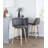 Lakyia Swivel Upholstered Counter Stool-86710970
