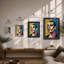 Geometric Pop Portrait Pop Art - Print-1464137319-1464137317