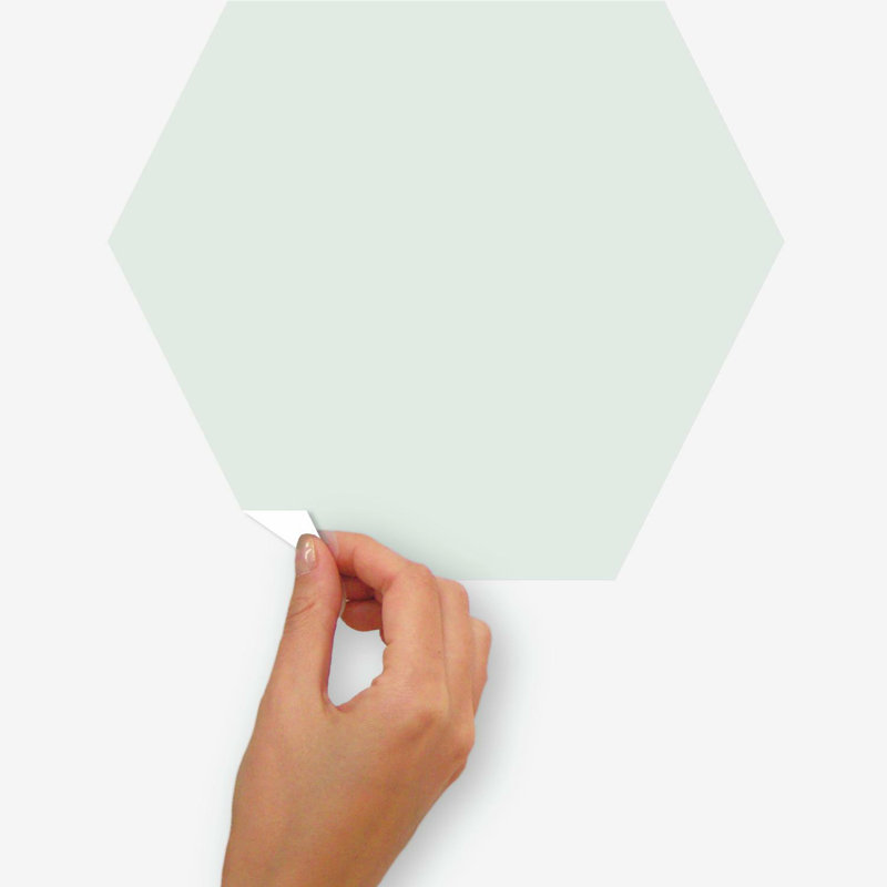 Abstract Non-Wall Damaging Wall Decal, Green