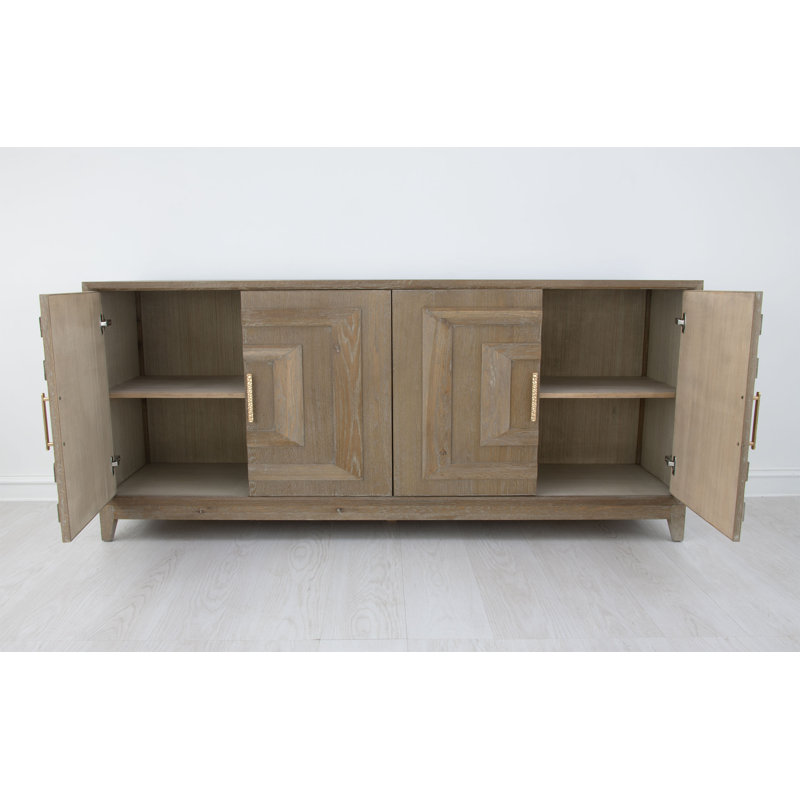 Avery 80'' W Solid Wood Sideboard