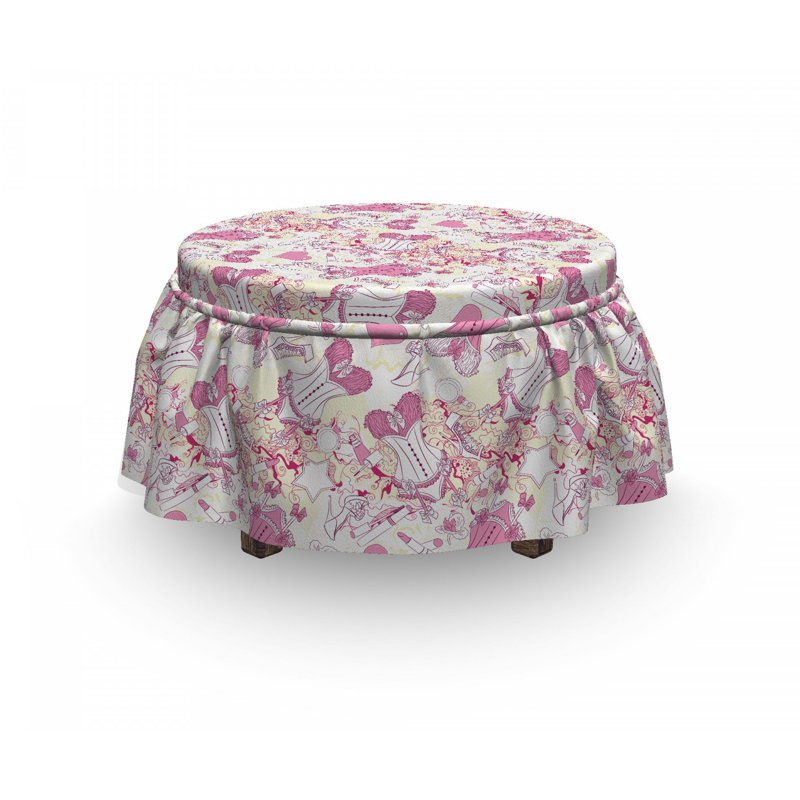 Box Cushion Ottoman Slipcover