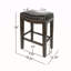 Ensemble de 2 tabourets de comptoir Tiffin