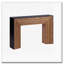 Console en bois de 47,2 po, table de vestibule et canapé