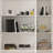 Momo 78.7'' Wide 15 - Shelf Storage Cabinet