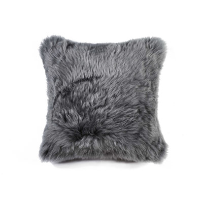 Sheepskin Throw Pillow