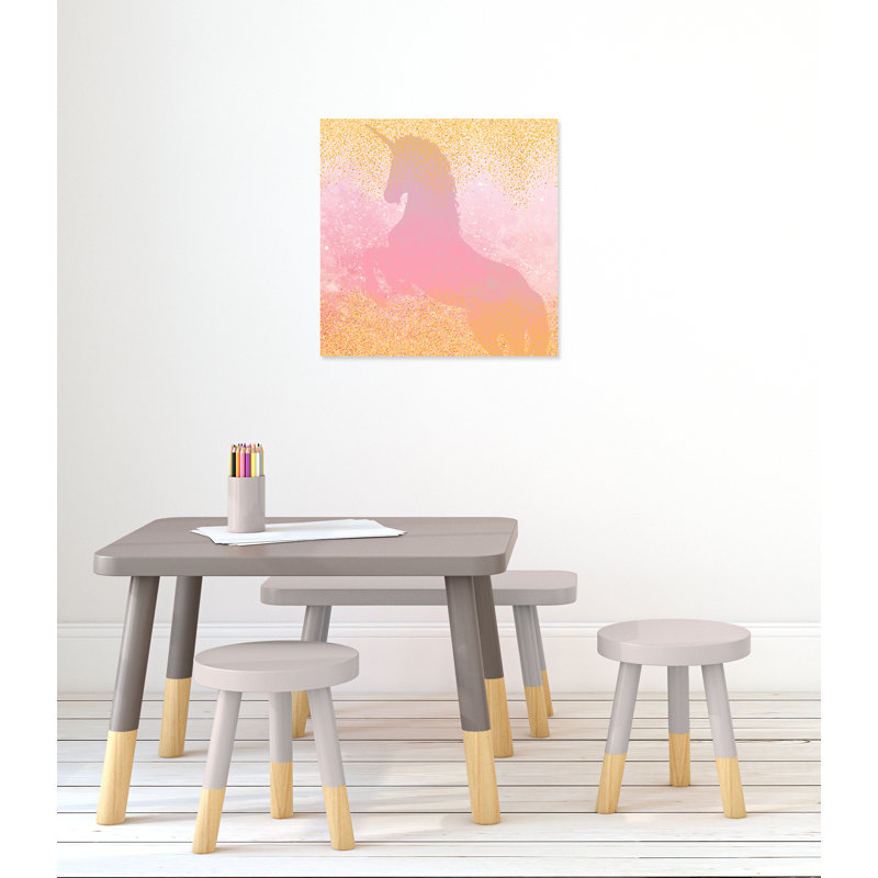 Les licornes sont vraies 3, H 24 po x l 24 po x P 1,5 po, Toile