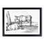 Two Cows by Jean Bernard - Picture Frame Drawing Print-55614709-55614710