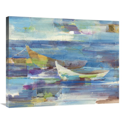 «Mooring for the Day» par Albena Hristova, reproduction d'art sur toile tendue