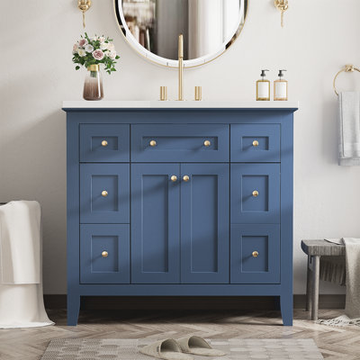 Meuble-lavabo simple 36,01 avec comptoir